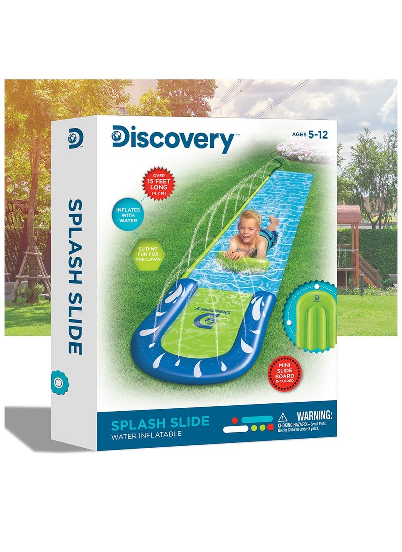Discovery Toys Splash Slide Water Inflatable 15 Feet with Mini Slide Board Age 5 to 12 Years  - Image 4