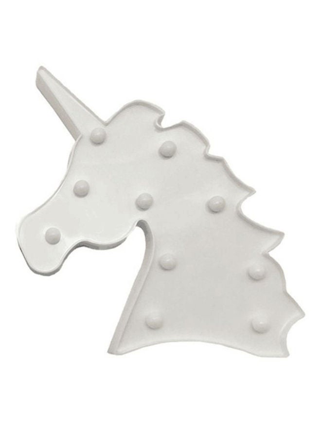 نيبمينينت مصباح ليلي على شكل يونيكورن أبيض 7 x 11سم - Image 1