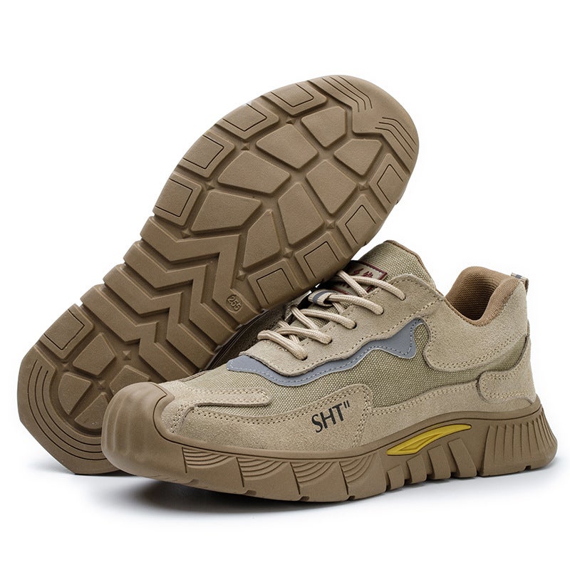 New Labor Protection Shoes Men'S Anti-Smashing Anti-Piercing Four Seasons Breathable Anti-Scald Welding Shoes Non-Slip Wear-Resistant Safety Shoes - Image 5