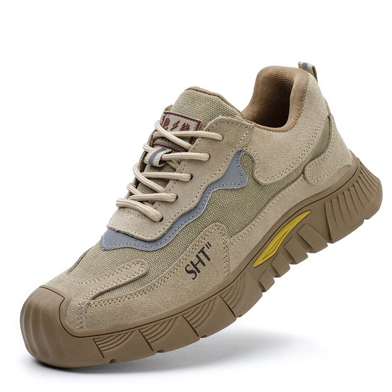 New Labor Protection Shoes Men'S Anti-Smashing Anti-Piercing Four Seasons Breathable Anti-Scald Welding Shoes Non-Slip Wear-Resistant Safety Shoes - Image 2
