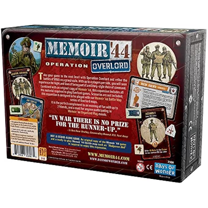 Asmodee Memoir 44 Operation Overlord Board Game EXPANSION  Command Massive WWII Battles Strategy Game for Kids  Adults Ages 8 2 Players 3060 Minute Playtime Made by Days of Wonder - Image 4