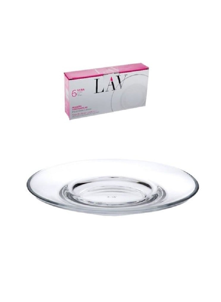 LAV 6 Pieces Vera Tea Plate Set 124Mm  - Image 2