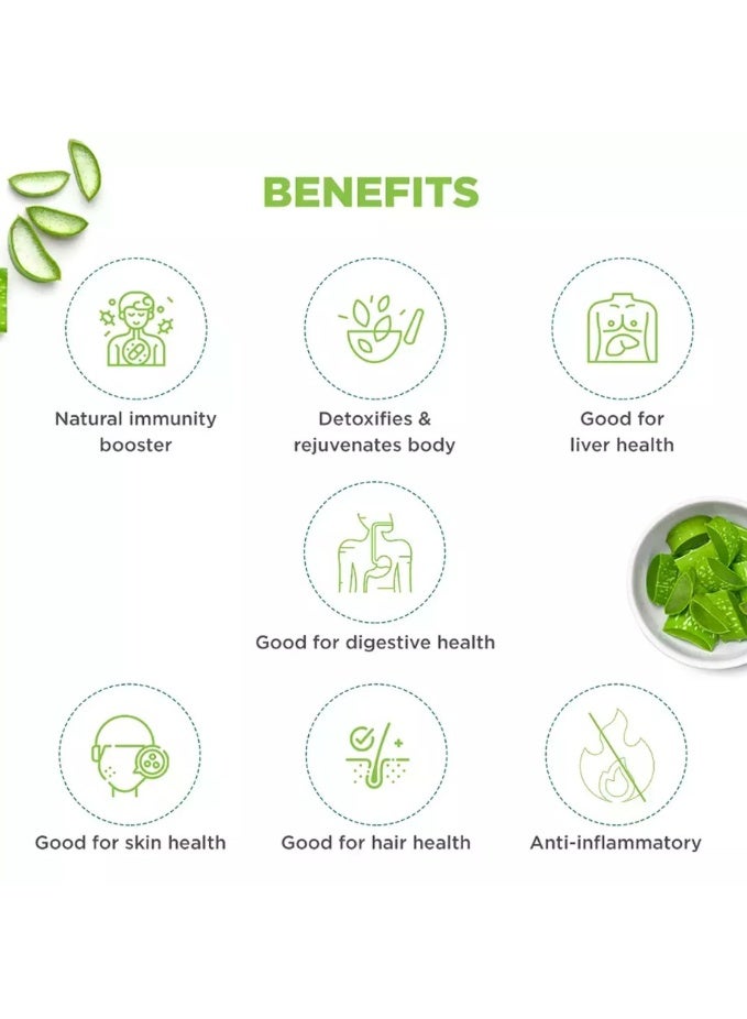 Dabur Aloe Vera Juice 1 Litre | Health Juice for Immunity, Digestion & Daily Wellness - Image 5