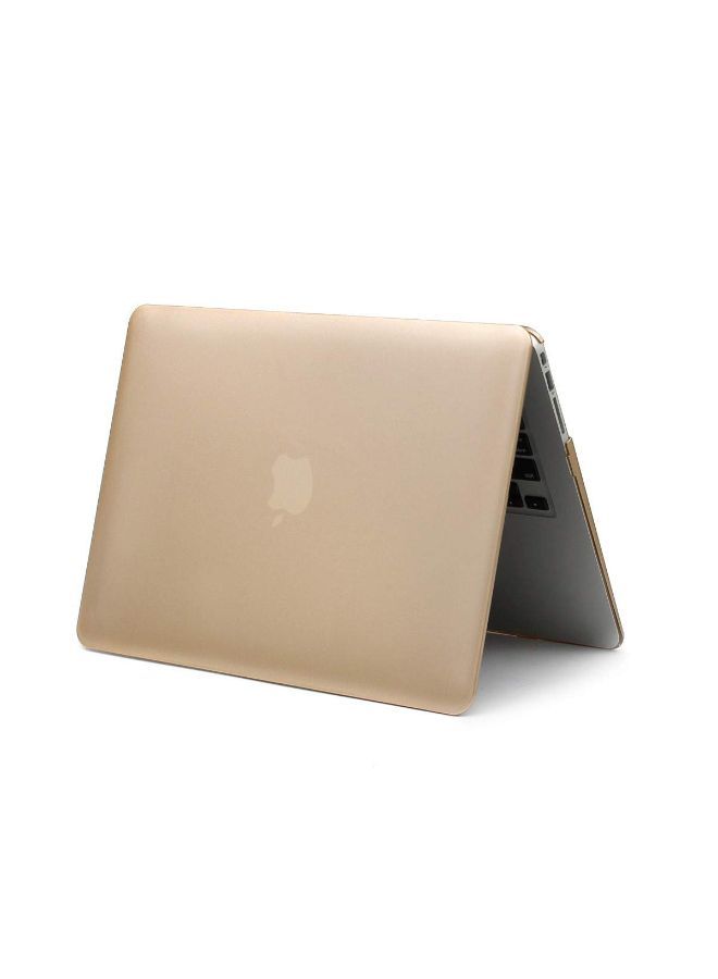 NIBEMINENT Non-slip Matte Scrub Case Cover For Apple MacBook Pro Gold  - Image 1