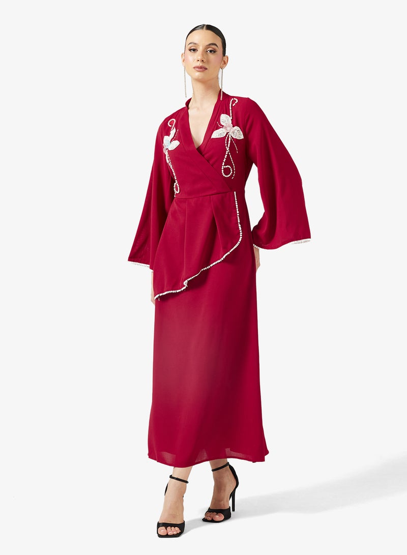 خزانة فستان مطرز بتصميم - - Image 1