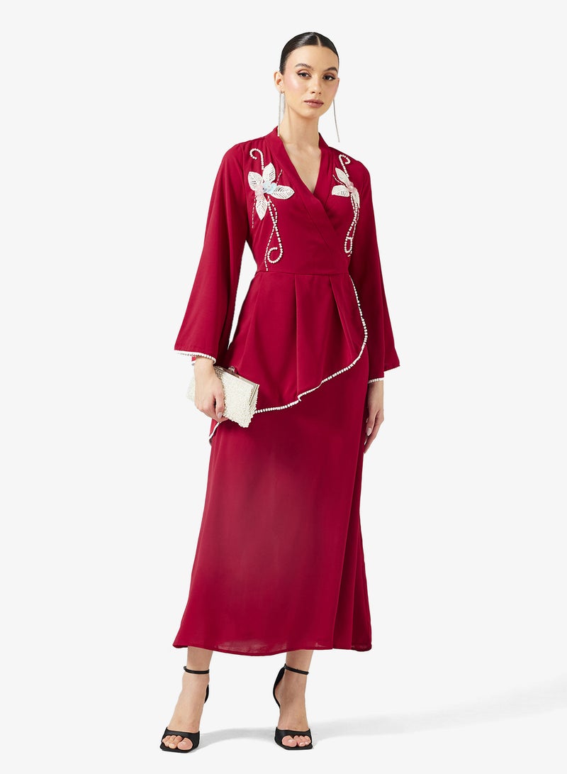 خزانة فستان مطرز بتصميم - - Image 4