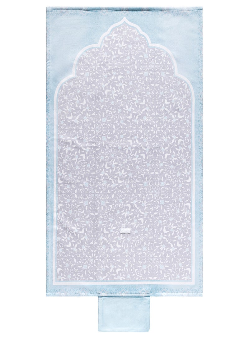 Urban rugs Sky Blue Floral Portable Sejadah - Image 1