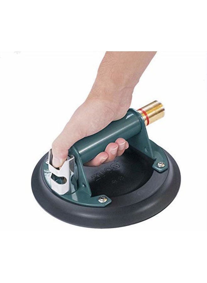 ZUOS 8" Glass Suction Cup for Granite & Glass Lifting, Vacuum Glass Lifter with Metal Handle and Brass Pump,220lbs Load Capacity (2 PCS) - Image 2