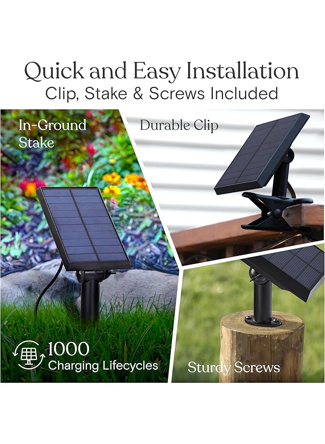 erorex Ambience Pro Solar Powered Outdoor String Lights Commercial Grade Patio Lights With 27 Ft Edison Bulbs Shatterproof Led Solar String Lights 1W Led Warm White Light - Image 3