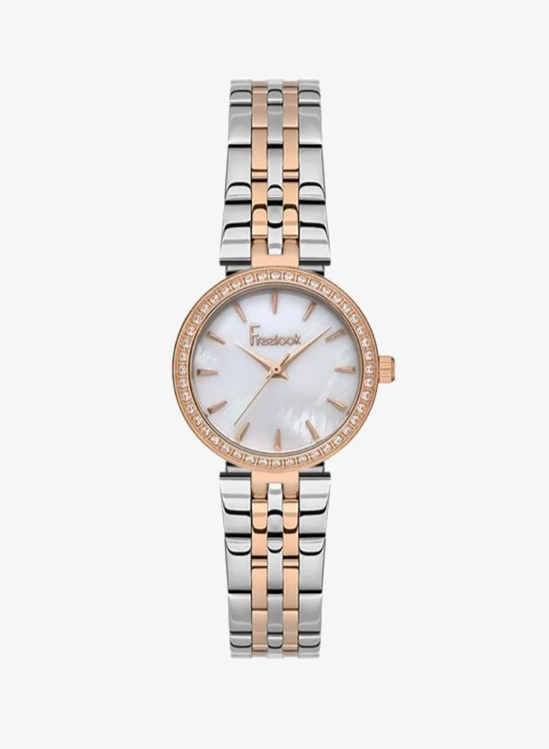 Freelook Paris Freelook - Lumiere Women's Watch | Steel Case | Stainless Steel Band | Silver & Round Dial | Analog | Japanese Quartz | Mineral Glass | Premium Luxury Watch | Ideal Gift | Water Resistant 50 Meters