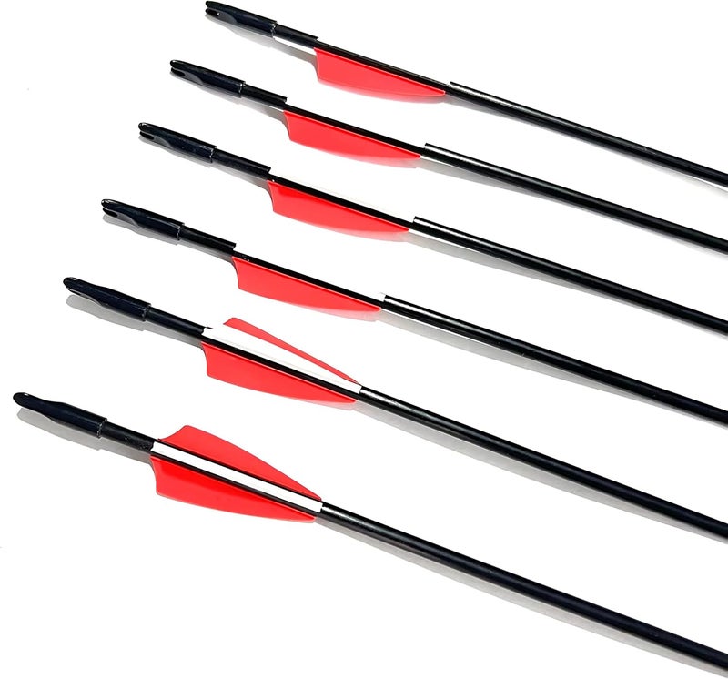 gpp Archery Beginner's First Arrows (30" Fiberglass Target Archery Arrows) - 12 Pack - Image 2