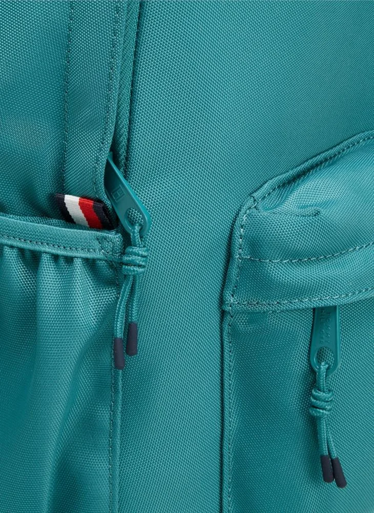Tommy Hilfiger Platinum Teal Kids' Logo Dome Backpack for Men | Best Price UAE