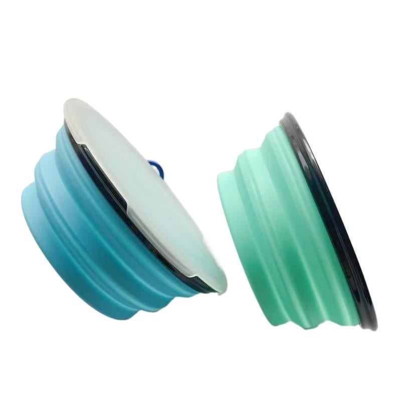 Portable Silicone Pet Bowl with Collapsible Design 350 ml Portable Travel and Silicone Build for dogs cats travel walks and outdoor feeding Home Use Routine Use Pink finish - Image 5