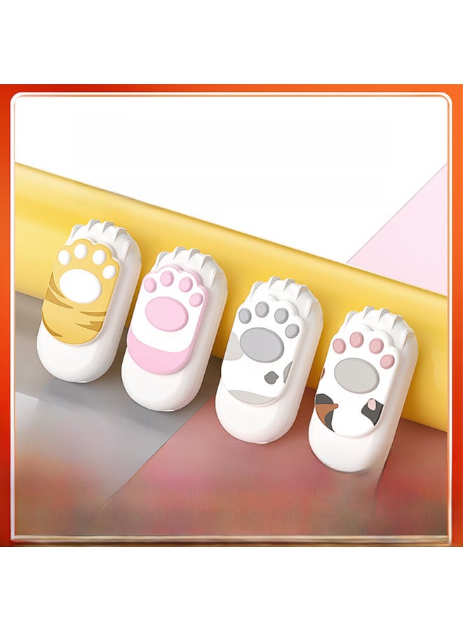 U Disk Cartoon Mini Cat Claw Large Capacity Mobile Phone USB Enterprise School Activity Advertising Gift U Disk Customization-Color:Lemon Yellow + Type-C Adapter-Capacity:16GB  - Image 2