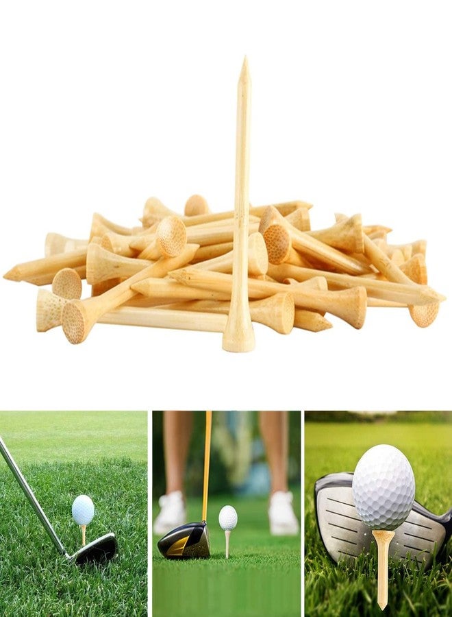 SHKIBY 250 Pack Professional Bamboo Golf Tees 2-3/4 Inch - Stronger Than Wooden Golf Tee Biodegradable & Less Friction - Image 3