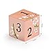 DNDND Flowers D6 DND Dice 6 PCS Extra Six Sided Metal Dice with Black Velvet Bag for DND Pathfinder Shadowrun or GURPs White Flowers with Gold - Image 4