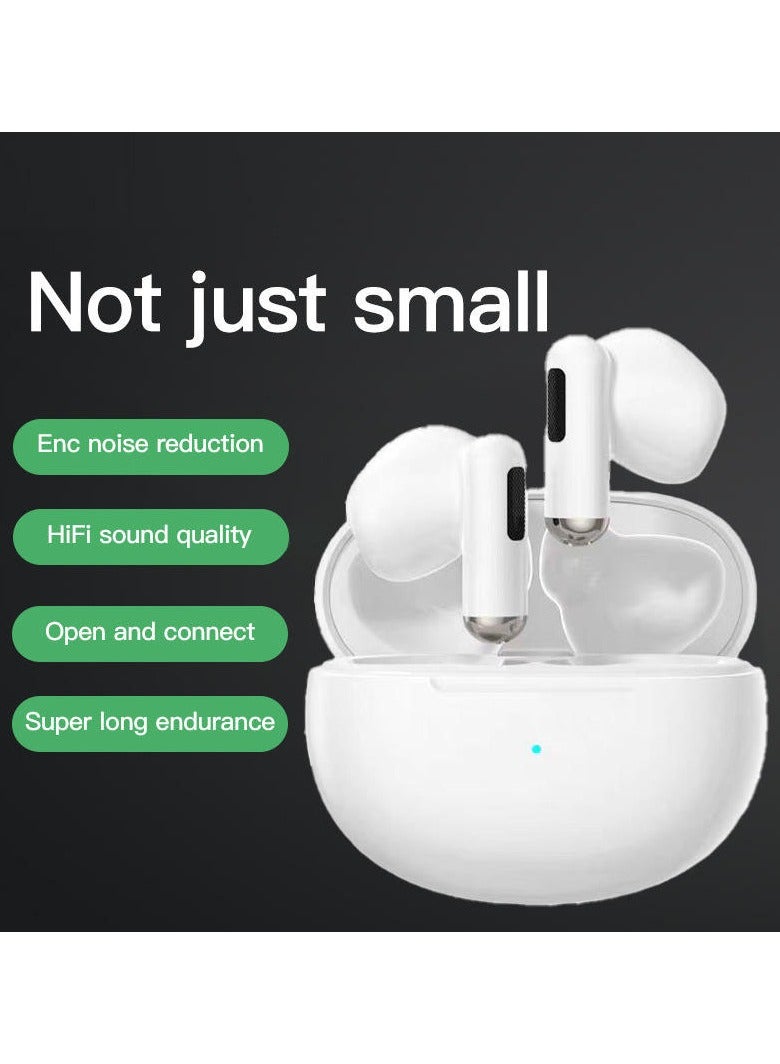 جيج بي في سماعات أذن لاسلكية، سماعات أذن بلوتوه، ديب باس خفيف الوزن ميني سماعات رأس لاسلكية للتشغيل/اللياقة البدنية، ميكروفون داخلي، التحكم باللمس، IPX5 مقاومة للماء - Image 2