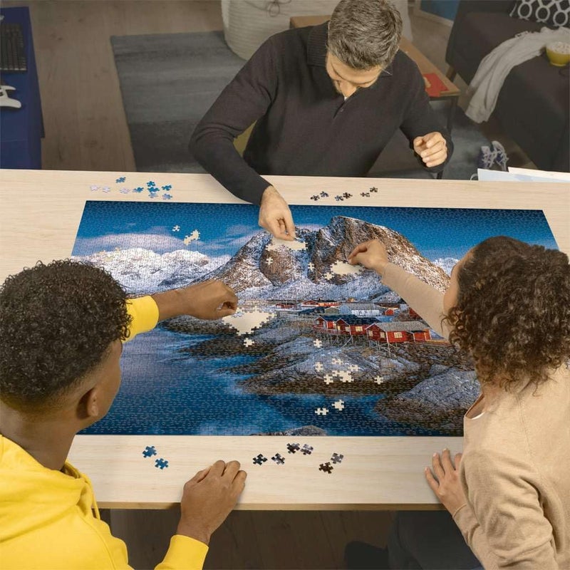 رافنسبورغر لغز Ravensburger Hamnoy Lofoten، 3000 قطعة، متعدد الألوان، 48 × 32 بوصة - Image 5