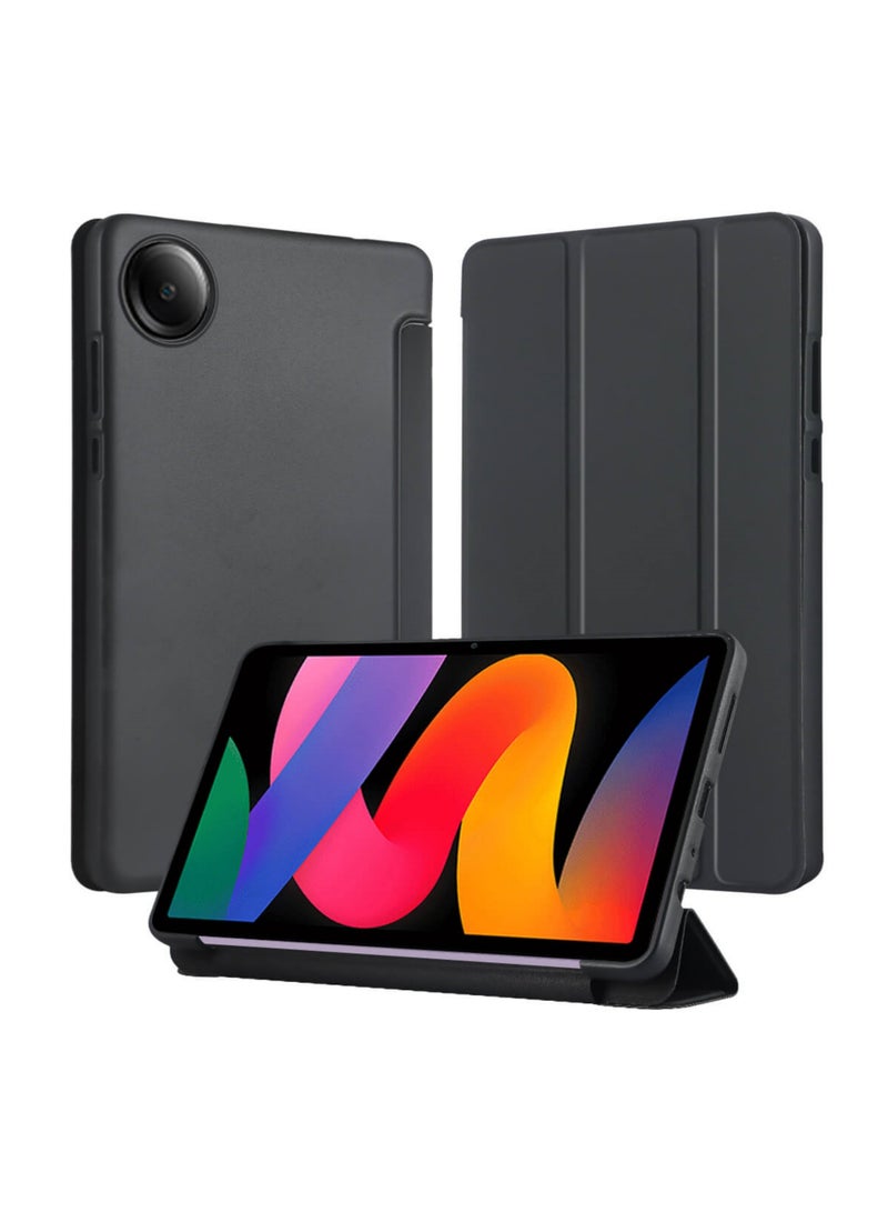 Rock Pow Clear Case Compatible with Xiaomi Redmi Pad SE 8.7 Inch (2024) Acrylic Transparent and Anti-yellowing Tablet Case Auto Sleep/Wake Multi-angle Bracket - Image 1