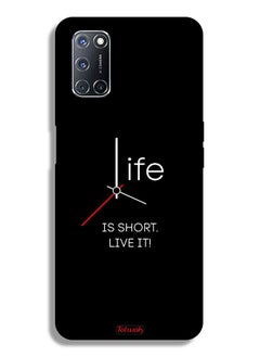 Tolwak Oppo A92 Protective Case Cover Life Is Short Live It  - Image 1