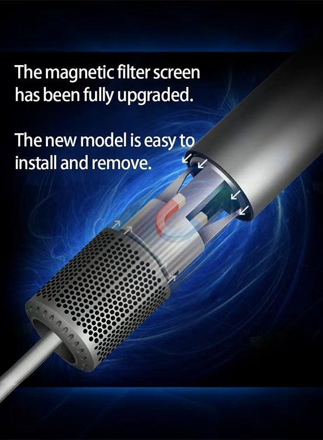 Univer Tang 1600W Hair Dryer - Leafless Negative Ionic Hair Dryer with Thermo-Control -  Fast Drying Supersonic High Speed Brushless Hairdryer for Salon Look - No Heat Damage, Low Noise Blow Dryer for Hair Quick Drying and efficient Styling with Magnetic Nozzle and holder - Image 4