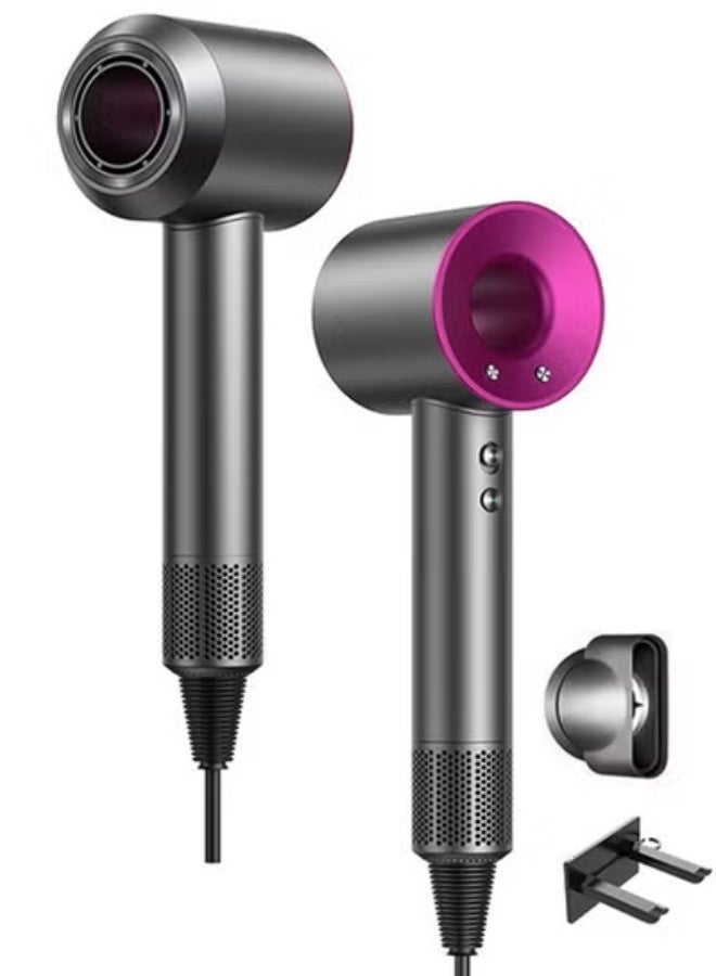 Univer Tang 1600W Hair Dryer - Leafless Negative Ionic Hair Dryer with Thermo-Control -  Fast Drying Supersonic High Speed Brushless Hairdryer for Salon Look - No Heat Damage, Low Noise Blow Dryer for Hair Quick Drying and efficient Styling with Magnetic Nozzle and holder - Image 1