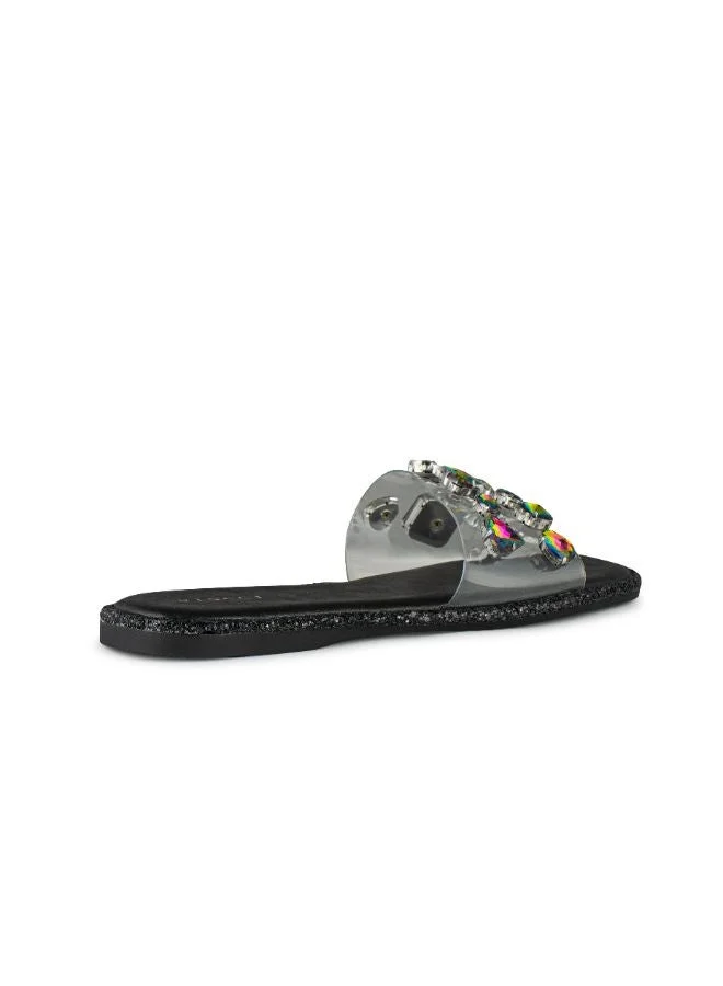 Studded Strap Flat Sandals