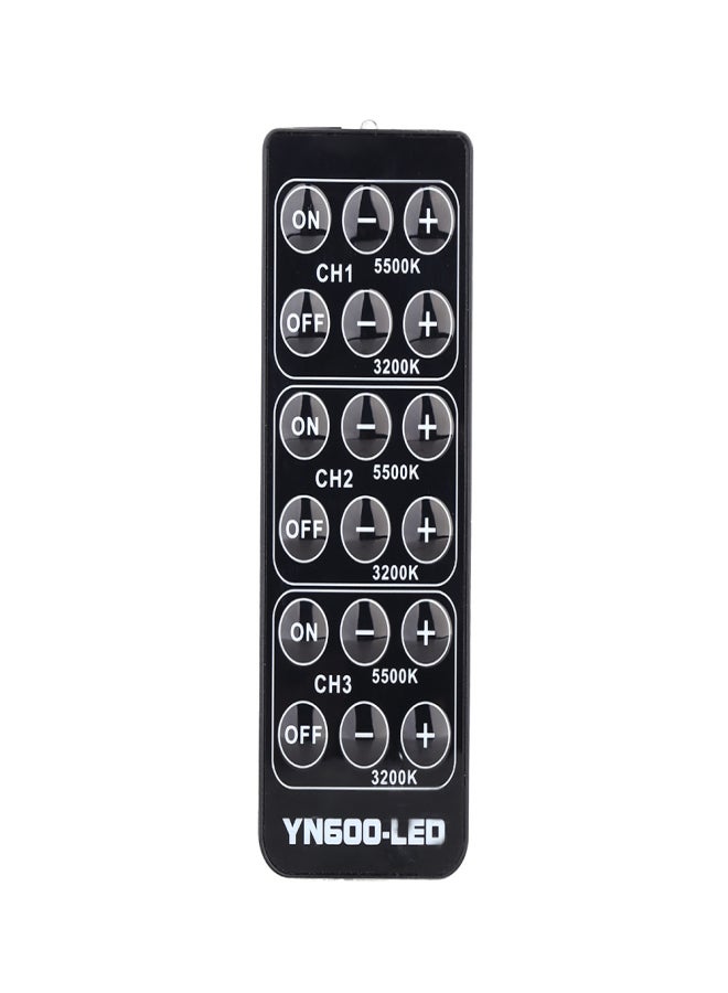 يونجنيو مصباح فيديو LED YN600L بقوة 600 واط، قابل لتعديل درجة حرارة اللون، متوافق مع كاميرات الفيديو الرقمية ذات العدسة الأحادية العاكسة من كانون ونيكون، مزود بجهاز تحكم عن بعد - Image 4