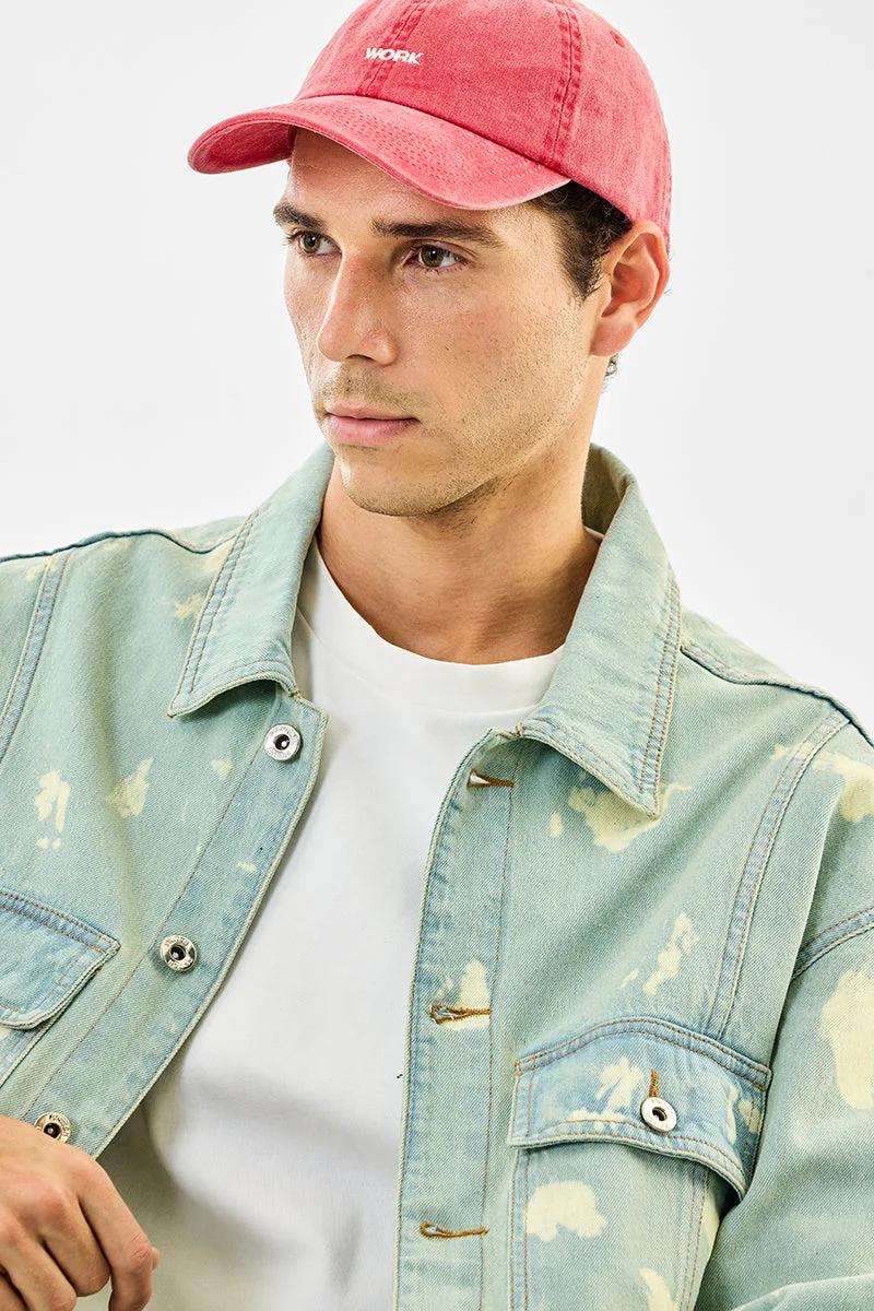 SNITCH  Double Pocket Acid Wash Denim Jacket for Men | Best Price UAE