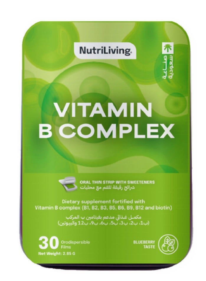 Nutro Nutri Living Vitamin B Complex Orally Dispersible Tablets - 30 Tablets - Image 1