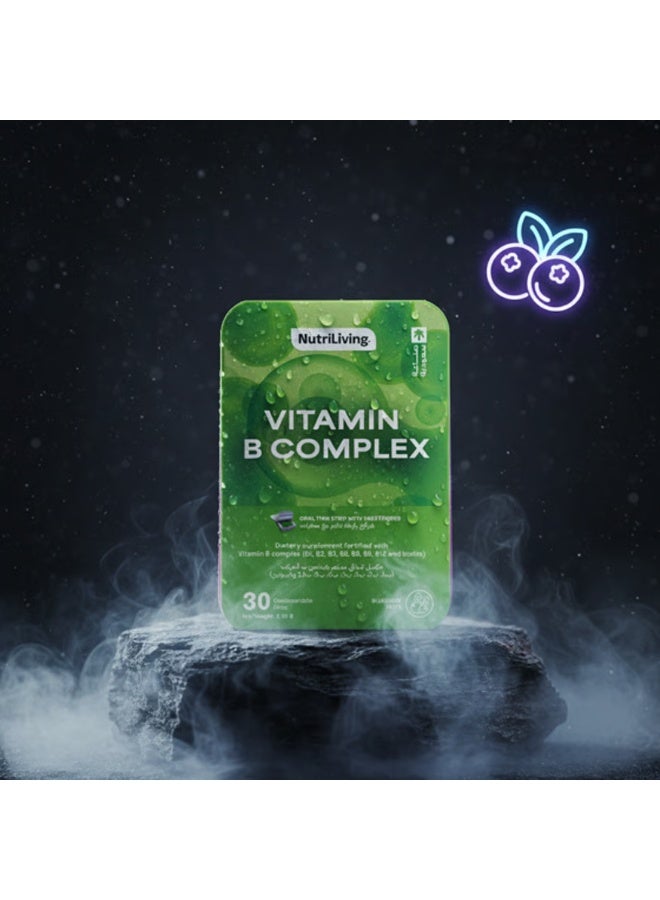 Nutro Nutri Living Vitamin B Complex Orally Dispersible Tablets - 30 Tablets - Image 2