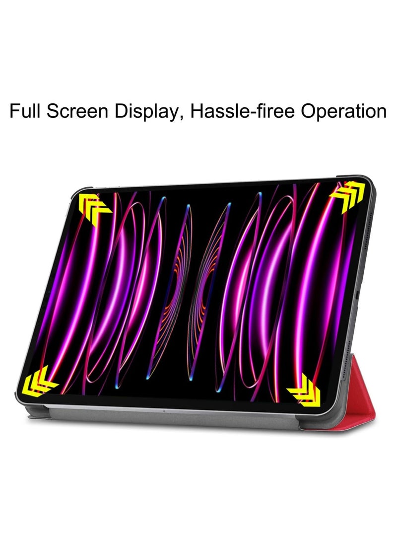 general Case Compatible with iPad Pro 13 2024, Lightweight Trifold Smart Tablet Case Multi-Angle Stand Cover for iPad Pro 13 inch 2024 with Auto Wake/Sleep - Image 3