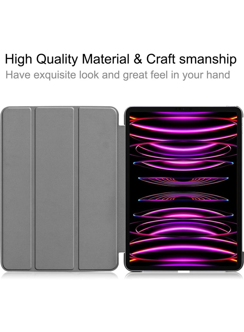 general Case Compatible with iPad Pro 13 2024, Lightweight Trifold Smart Tablet Case Multi-Angle Stand Cover for iPad Pro 13 inch 2024 with Auto Wake/Sleep - Image 5