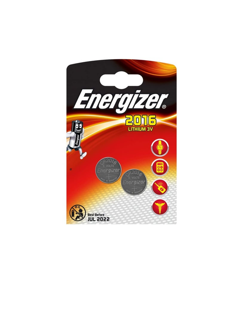 إنرجايزر كوين 3 فولت بطارية ليثيوم 2016 2 عبوة (2016) - Image 2