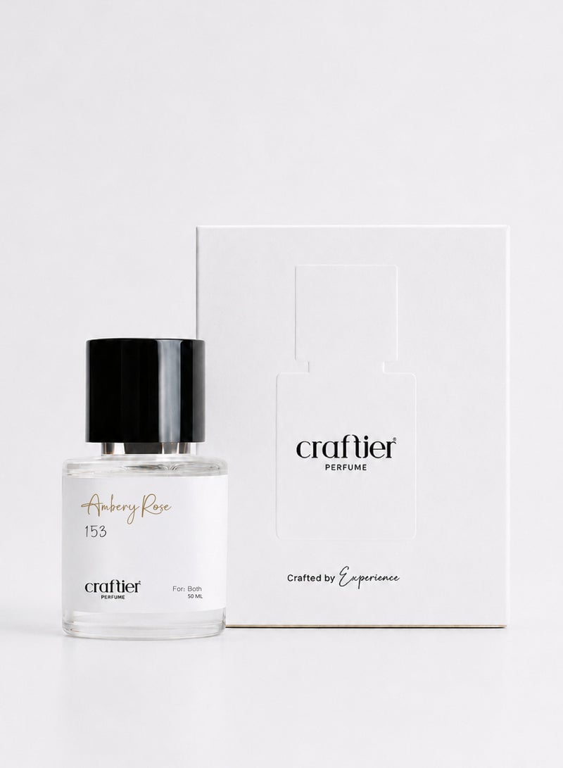 Craftier Perfume AMBERY ROSE - Inspired of-HUDSON VALLEY, Eau De Parfum for Men & Women - 50ml, Long Lasting Spicy Fragrance Upto 16 Hrs, Travel Size Unisex Perfume - Image 2