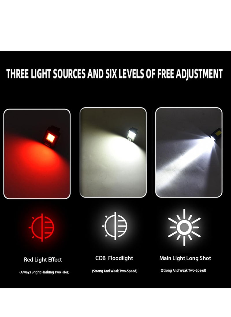 Excefore Outdoor Night Running Lights, LED Running Light Hat Clip Light with USB Charging, for Camping, Hiking, Running, Jogging, Outdoor Adventure  - Image 5