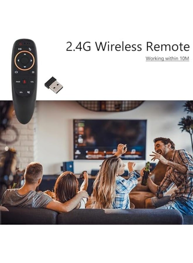جهاز تحكم عن بعد بديل، جهاز تحكم لاسلكي عالمي 2.4G لتلفزيون اندرويد والتلفزيون الذكي (يحتوي على منافذ USB ووضع الشبكة) والكمبيوتر وجهاز العرض والتحكم الصوتي والماوس الهوائي - Image 3