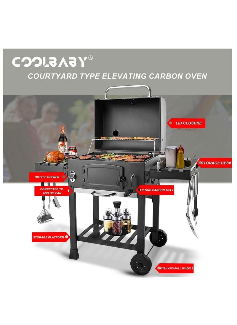 BBQ Outdoor BBQ Grill Household Villa Courtyard Charcoal Grill 5-10 People Generous Stove - pzsku/Z5D1C6CE6F5359273E065Z/45/_/1692011810/9f88e36b-eadb-4133-b212-32cbd1e9a614