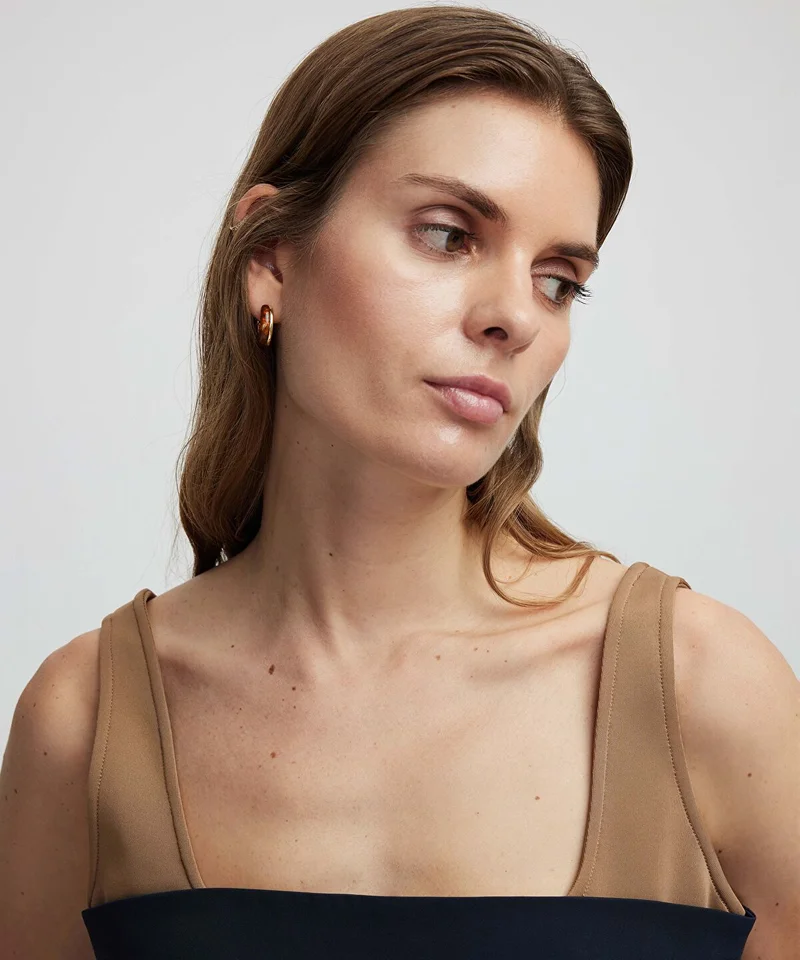 ابيكول Color Block Blouse