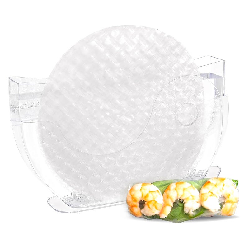 Mcvomv Rice Paper spring roll wrappers water bowl holder summer roll water bowl Water Bowl for soaking Rice Paper  egg rolls making Fresh Spring Rolls Rice Paper Not Included 