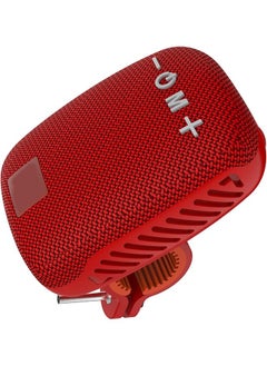 erorex Portable Bluetooth Speaker For Bike Wireless Speaker Waterproof Bike Speaker With Handlebar Mount Supports Memory Card Fm Radio Red  - Image 4