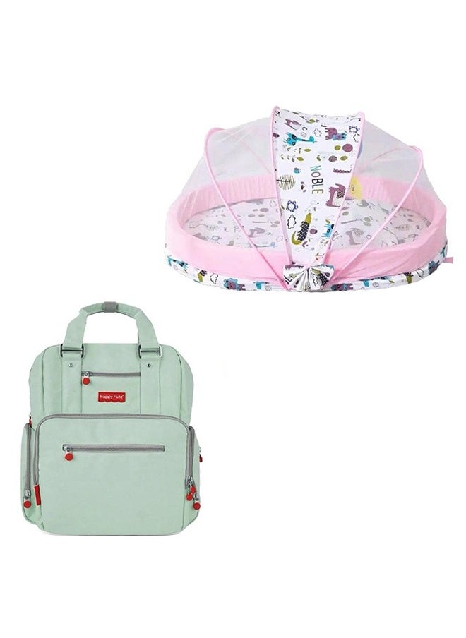DEHKAH Soft Baby Bed With Diaper Bag And Supplies  - Image 1