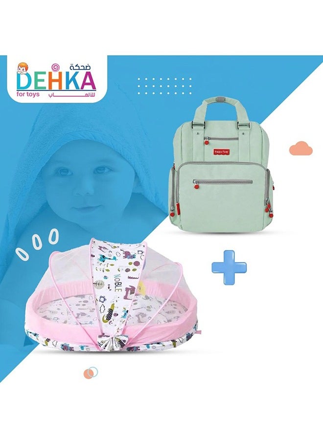 DEHKAH Soft Baby Bed With Diaper Bag And Supplies  - Image 3