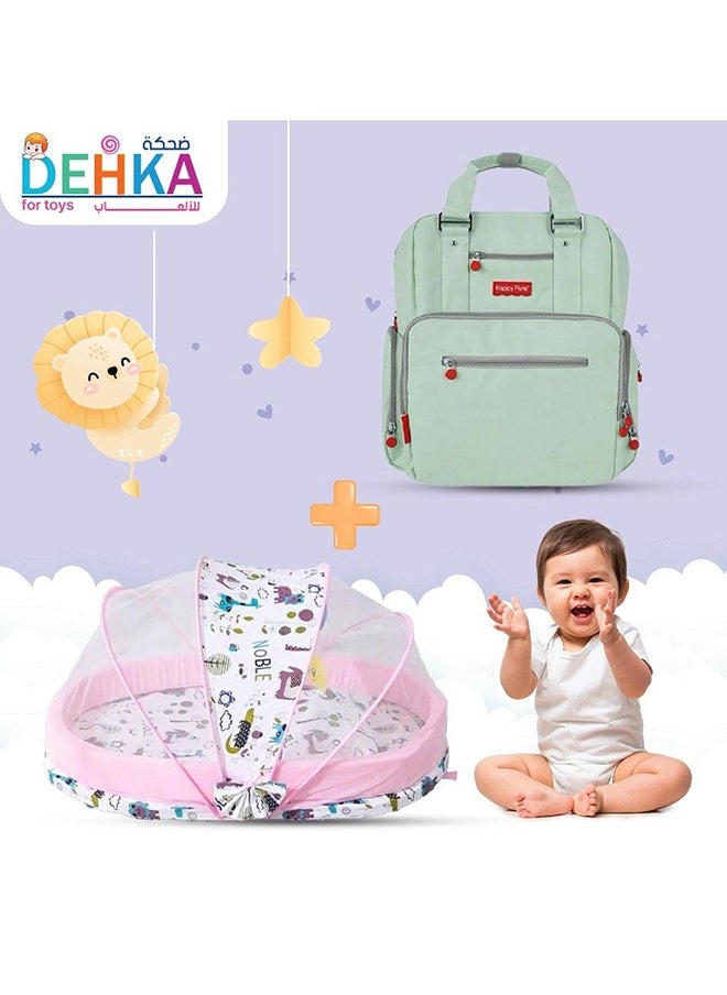 DEHKAH Soft Baby Bed With Diaper Bag And Supplies  - Image 4