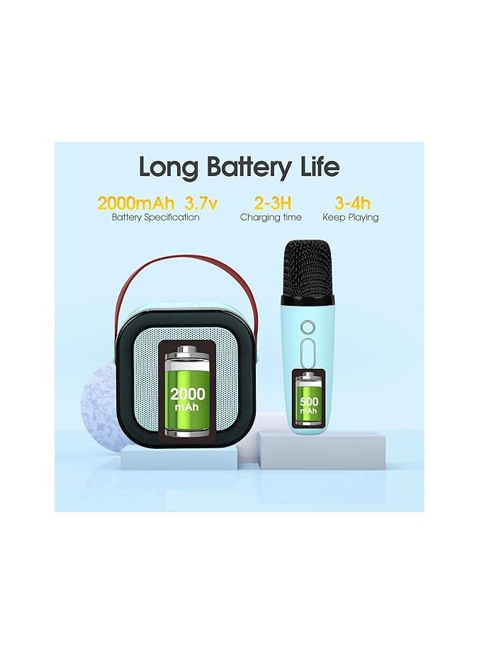 Wireless Karaoke Mic with Speaker Bluetooth Enabled Wireless Karaoke Mic Speaker with Multiple Compatibility Modes RGB Lighting and Party - Image 3