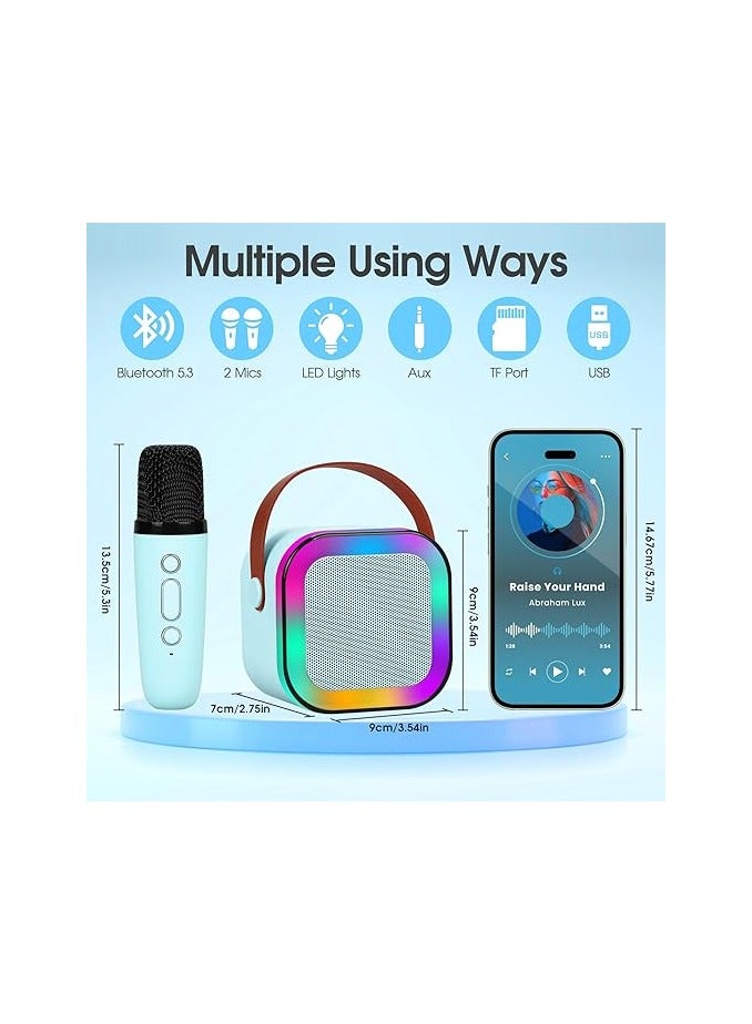 Wireless Karaoke Mic with Speaker Bluetooth Enabled Wireless Karaoke Mic Speaker with Multiple Compatibility Modes RGB Lighting and Party - Image 4