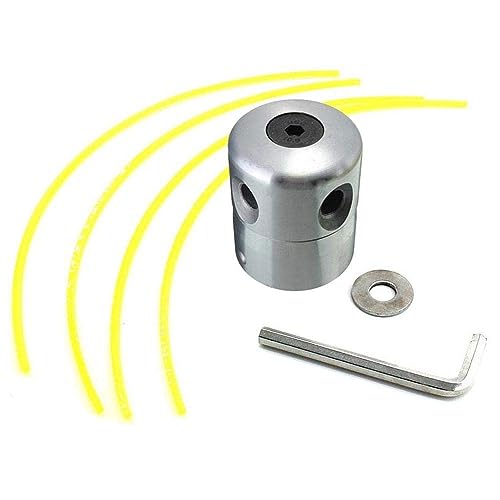 SHoRI Weed Trimmer Head, Aluminum Grass Trimmer Head with 4 Lines Brush Cutter Head Lawn Mower Accessories Cutting Line Head for Strimmer - Image 5