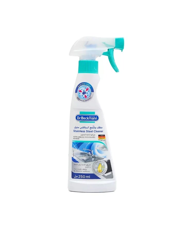 Dr. Beckmann Stainless Steel Cleaner Spray- 250ml - Image 2