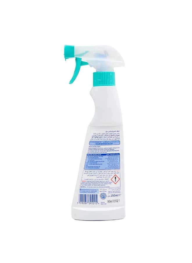 Dr. Beckmann Stainless Steel Cleaner Spray- 250ml - Image 3