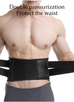DUNISO Sports Back Brace for Men and Women - Breathable Waist Lumbar Lower Back Support Belt for Sciatica, Herniated Disc, Scoliosis Back Pain Relief, Heavy lifting, with Dual Adjustable Straps  - Image 4
